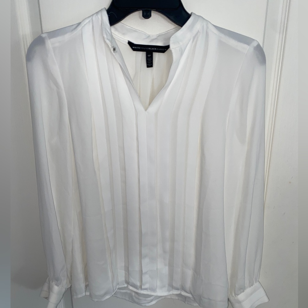 Pleated Blouse from White House Black Market